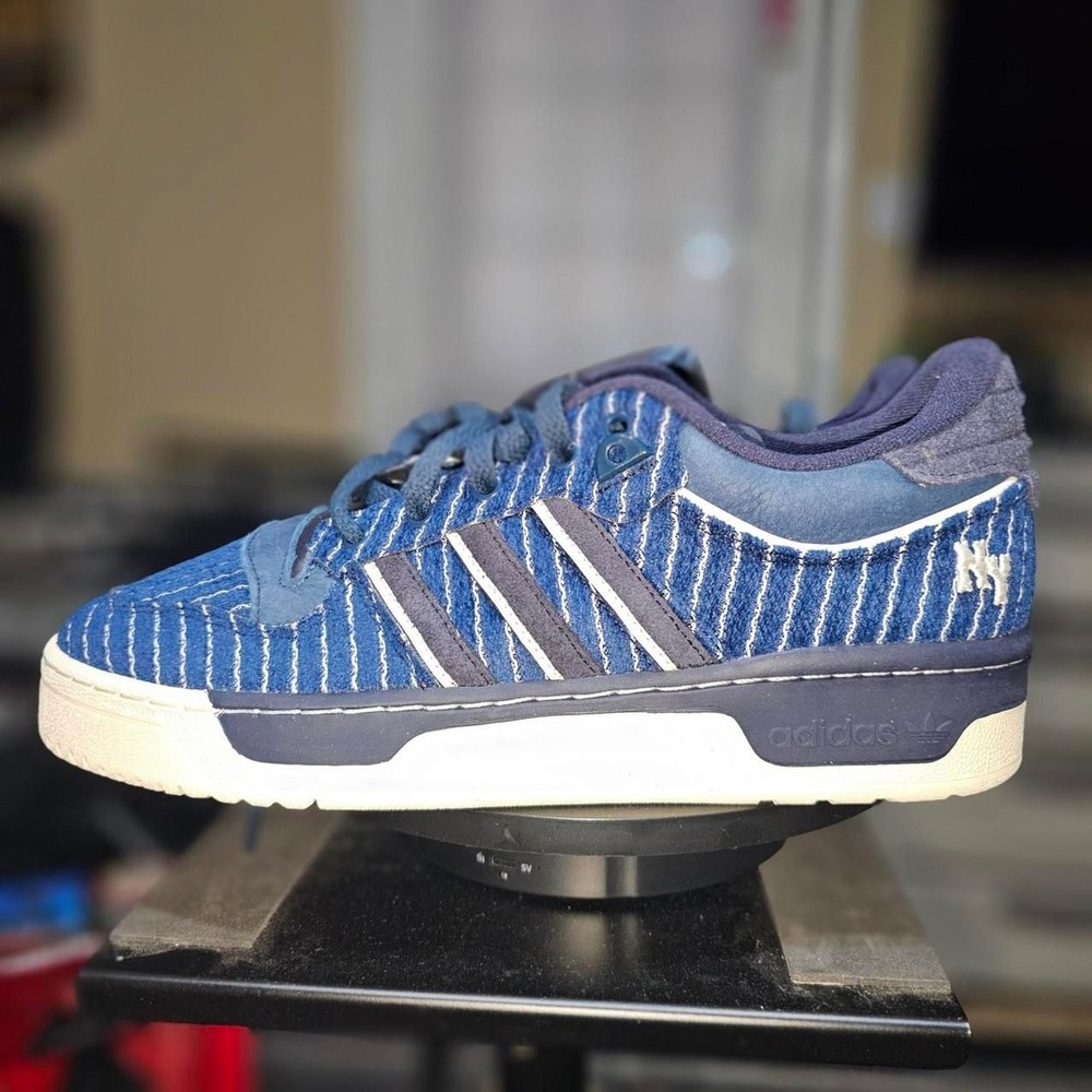 Adidas Rivalry Low 86 Mens 9.5 Blue Pinstripe "Yankees" New with Tags ID4756